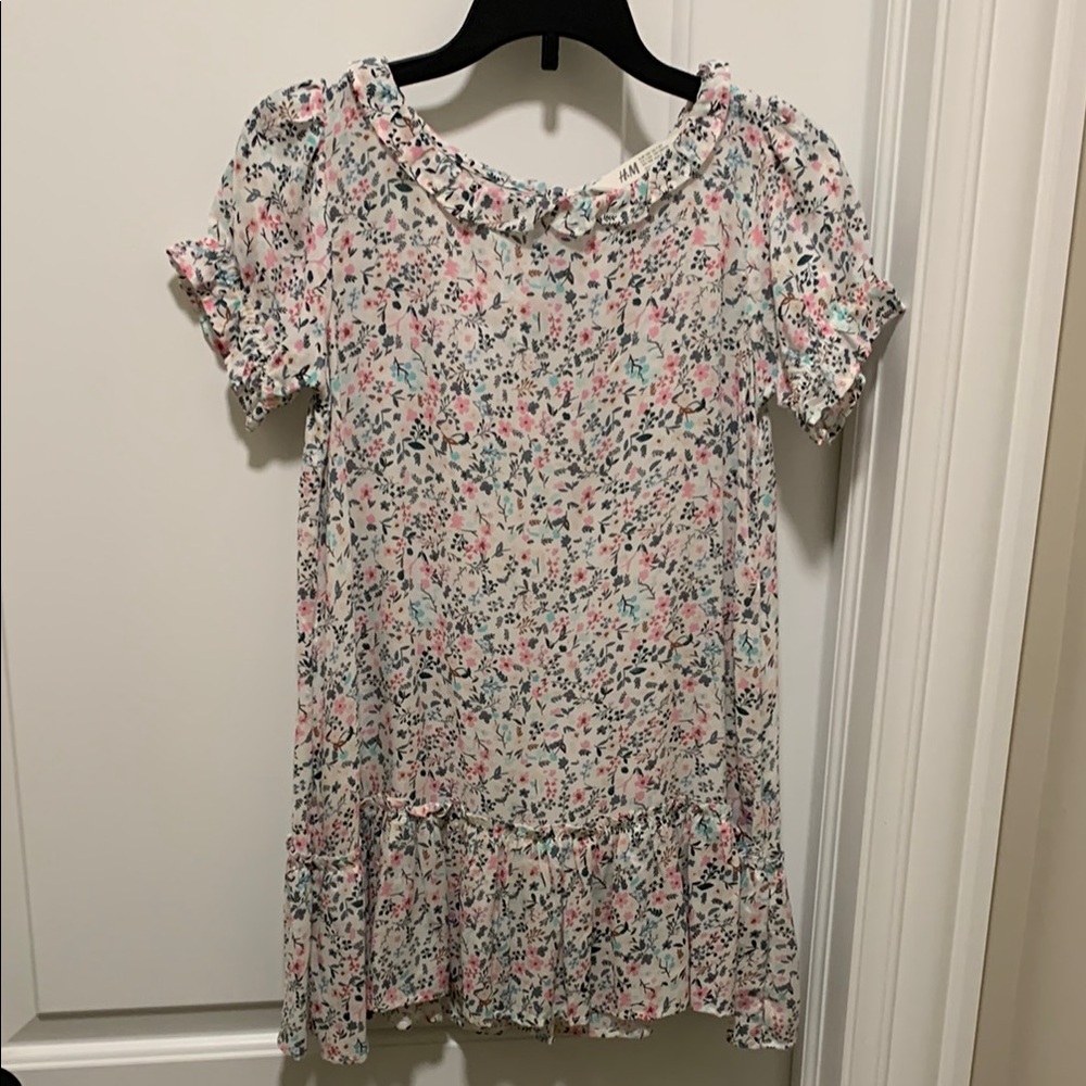 H&M Floral Ruffle Dress